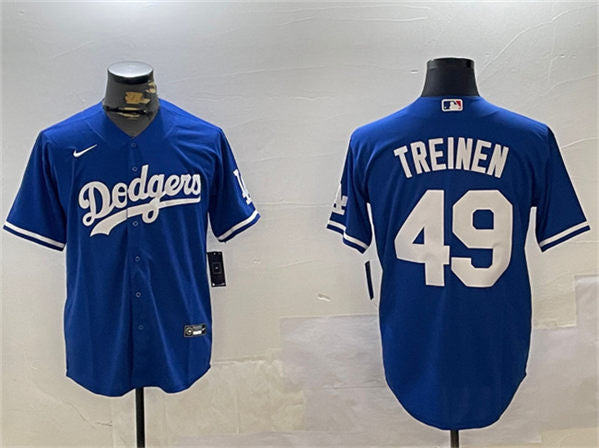 Blake Treinen Los Angeles Dodgers royal jersey