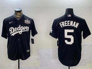 Freddie Freeman Los Angeles Dodgers black jersey