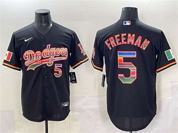 Freddie Freeman Los Angeles Dodgers black jersey