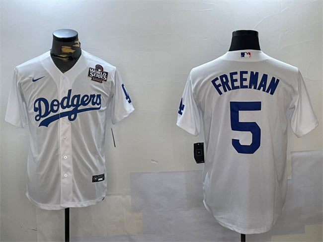 Freddie Freeman Los Angeles Dodgers white jersey