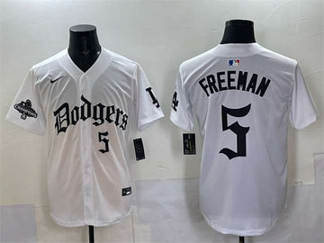 Freddie Freeman Los Angeles Dodgers white jersey