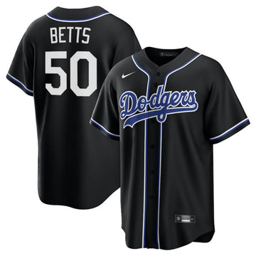 Mookie Betts Los Angeles Dodgers black Lights Out jersey