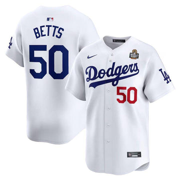 Mookie Betts Los Angeles Dodgers white Home jersey