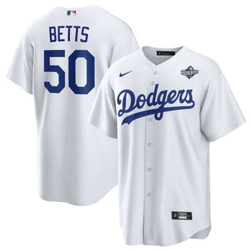 Mookie Betts Los Angeles Dodgers white Home jersey