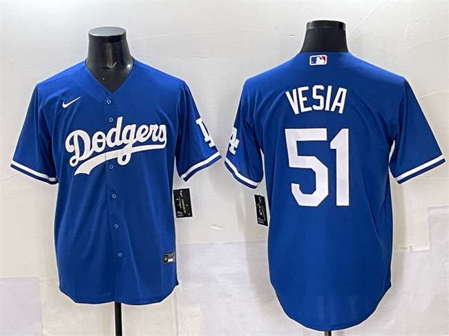 Alex Vesia Los Angeles Dodgers blue jersey