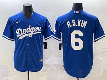 HSKim Los Angeles Dodgers royal jersey