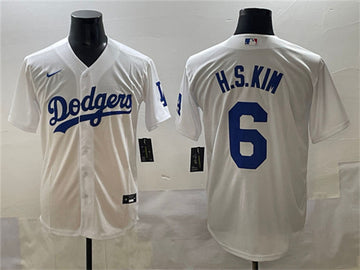 HSKim Los Angeles Dodgers white jersey
