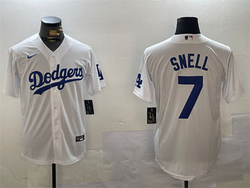 Blake Snell Los Angeles Dodgers white jersey