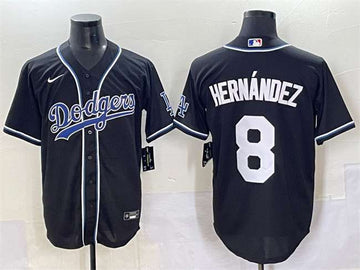 Enrique Hernandez Los Angeles Dodgers black Fashion jersey