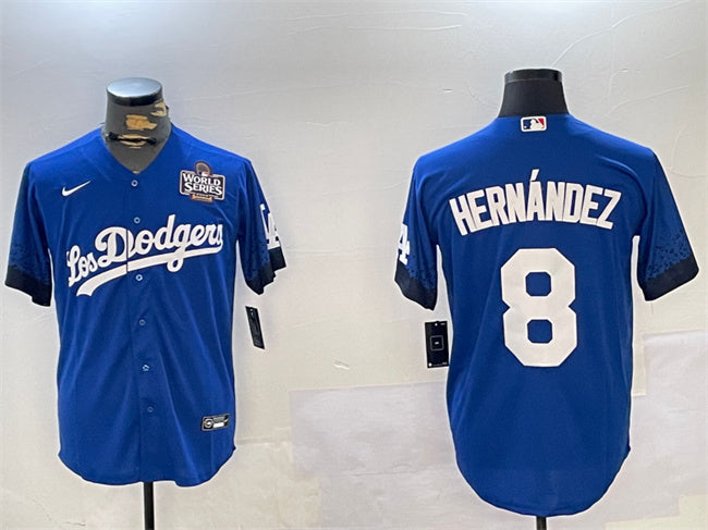 Enrique Hernandez Los Angeles Dodgers royal City Connect jersey