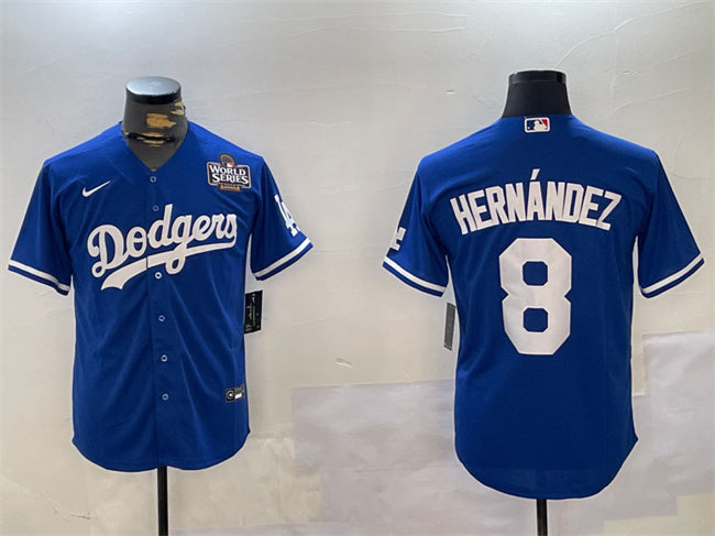 Enrique Hernandez Los Angeles Dodgers royal jersey