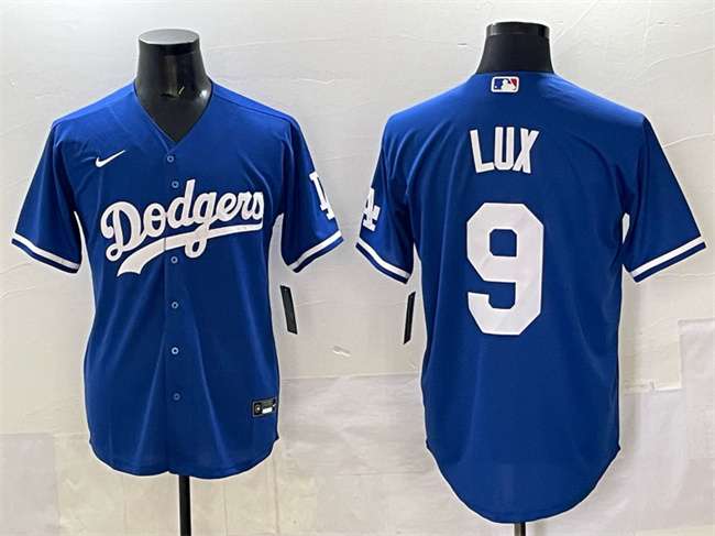 Gavin Lux Los Angeles Dodgers blue jersey