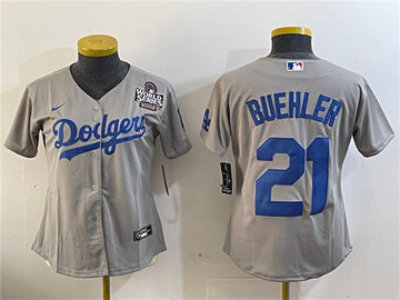 Custom Los Angeles Dodgers gray jersey