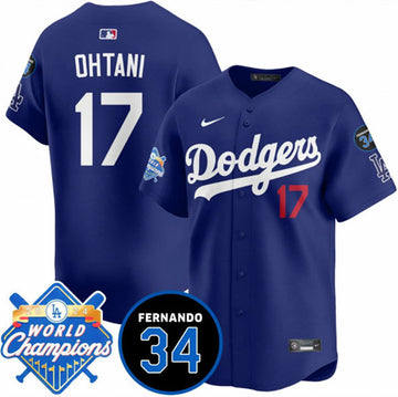 Custom Los Angeles Dodgers royal jersey