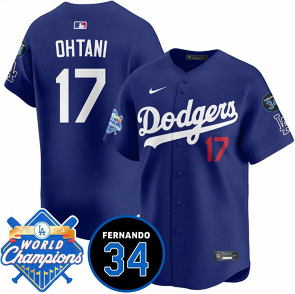 Custom Los Angeles Dodgers royal jersey