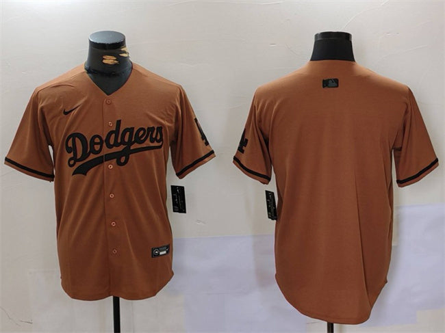 Custom Los Angeles Dodgers brown jersey