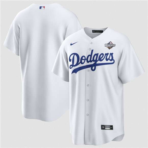 Custom Los Angeles Dodgers white Home jersey