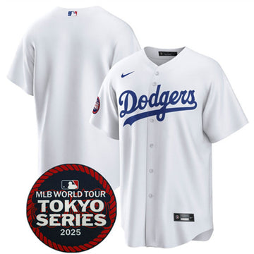 Custom Los Angeles Dodgers white Home jersey