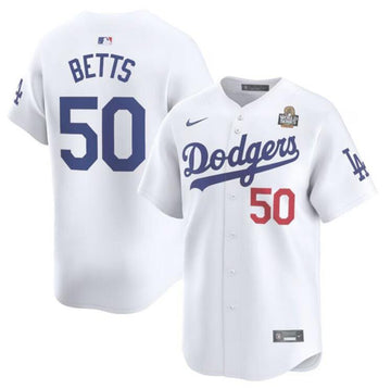 Custom Los Angeles Dodgers white Home jersey