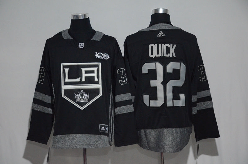 Jonathan Quick Los Angeles Kings black jersey