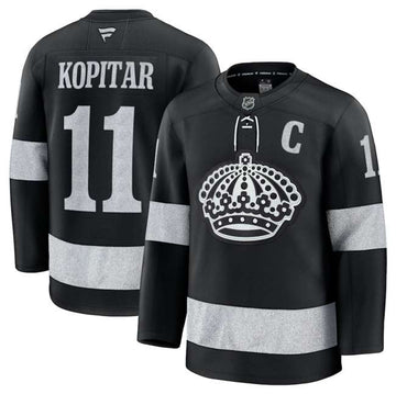 Anze Kopitar Los Angeles Kings black Alternate jersey