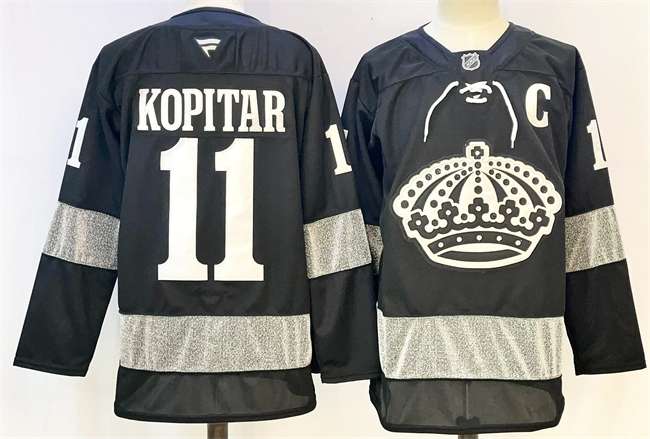 Anze Kopitar Los Angeles Kings black Alternate jersey