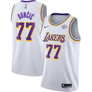 Luka Doncic Los Angeles Lakers white jersey