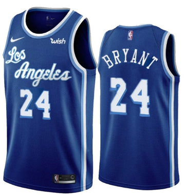 Custom Los Angeles Lakers blue Classic jersey