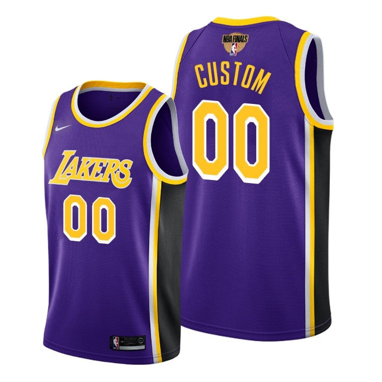 Custom Los Angeles Lakers purple jersey