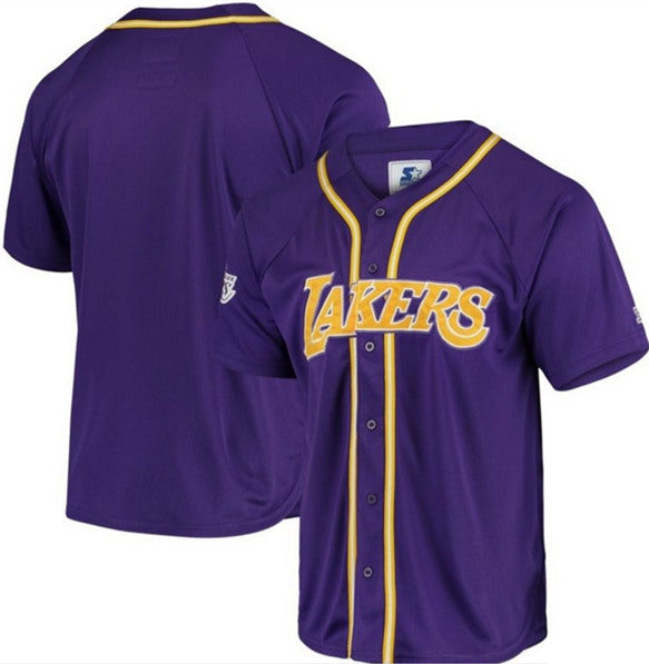 Custom Los Angeles Lakers purple jersey