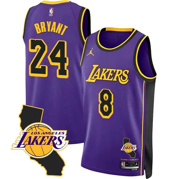 Los Angeles Lakers purple jersey