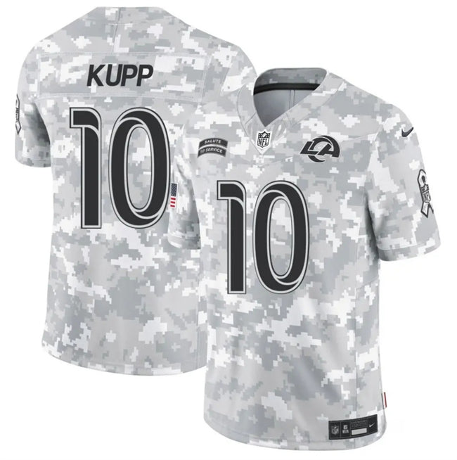 Cooper Kupp Arctic Los Angeles Rams camo Salute To Service jersey