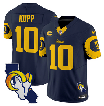 Cooper Kupp Los Angeles Rams navy jersey