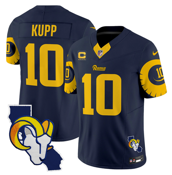 Cooper Kupp Los Angeles Rams navy jersey