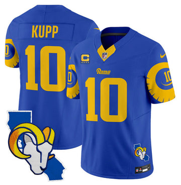 Cooper Kupp Los Angeles Rams royal jersey