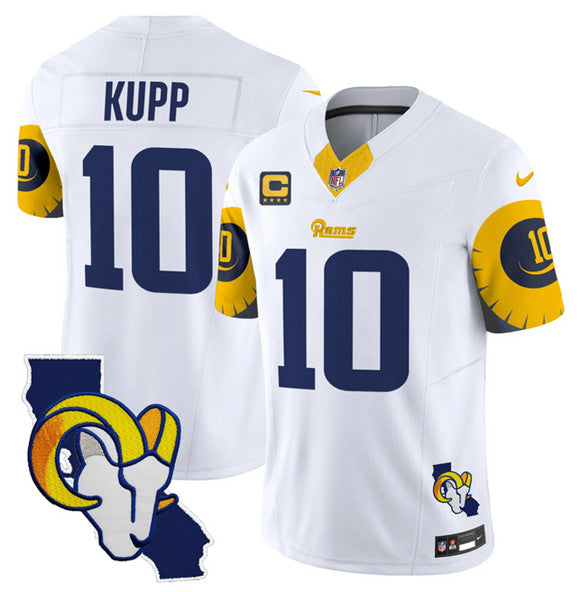 Cooper Kupp Los Angeles Rams white jersey