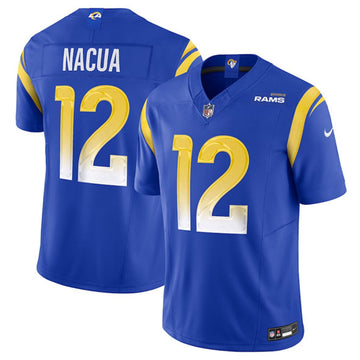 Puka Nacua Los Angeles Rams blue jersey
