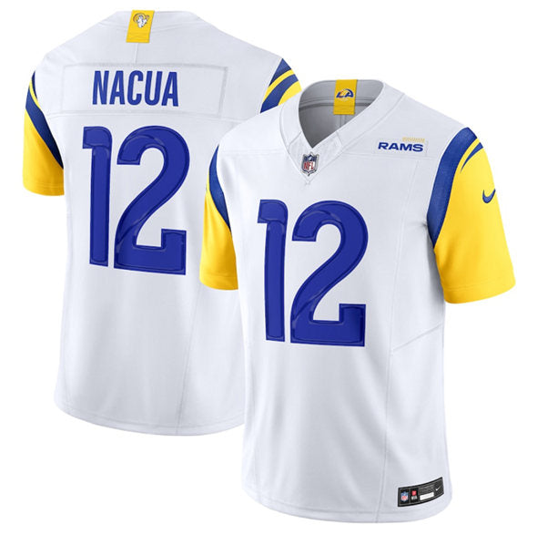 Puka Nacua Los Angeles Rams white jersey