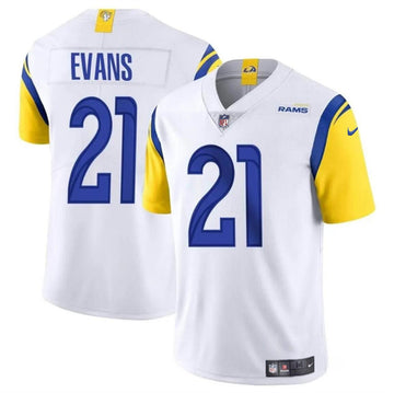 Zach Evans Los Angeles Rams white jersey