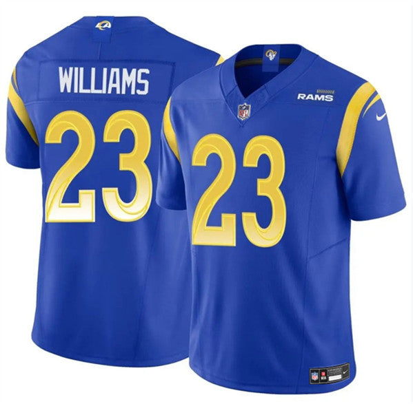 Kyren Williams Los Angeles Rams blue jersey
