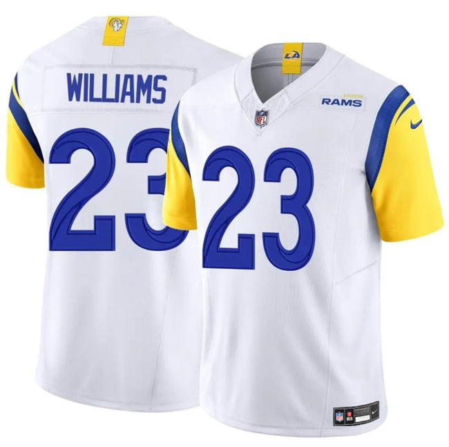 Kyren Williams Los Angeles Rams white jersey