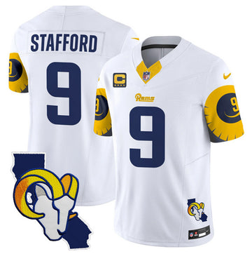 Matthew Stafford Los Angeles Rams white jersey