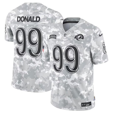 Aaron Donald Arctic Los Angeles Rams camo Salute To Service jersey