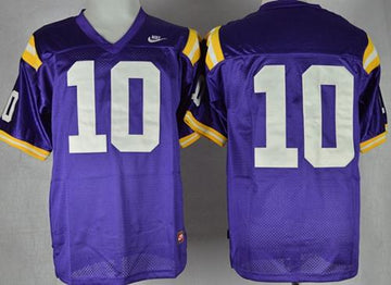 Anthony Jennings LSU Tigers purple jersey