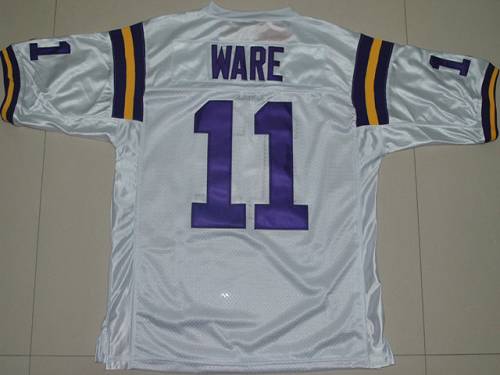 Spencer Ware LSU Tigers white jersey