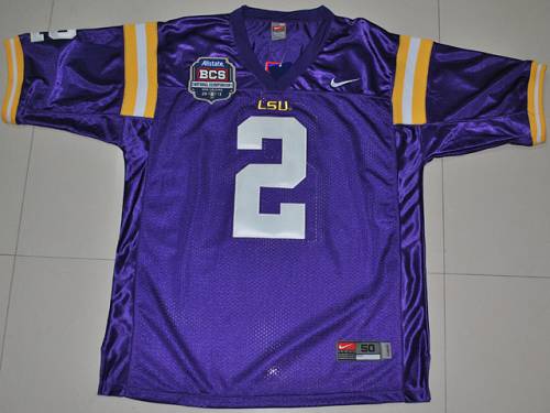 Rueben Randle LSU Tigers purple jersey