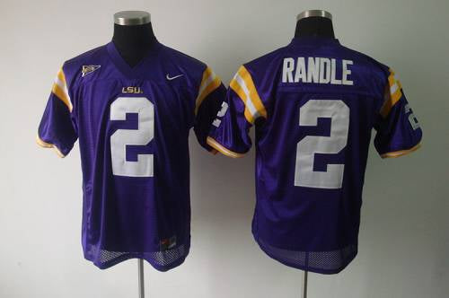 Rueben Randle LSU Tigers purple jersey