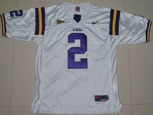 Rueben Randle LSU Tigers white jersey