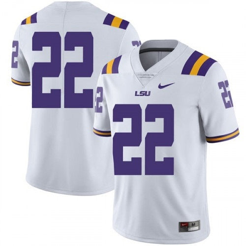 Clyde Edwards-Helaire LSU Tigers white jersey