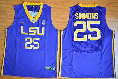 Ben Simmons LSU Tigers purple jersey